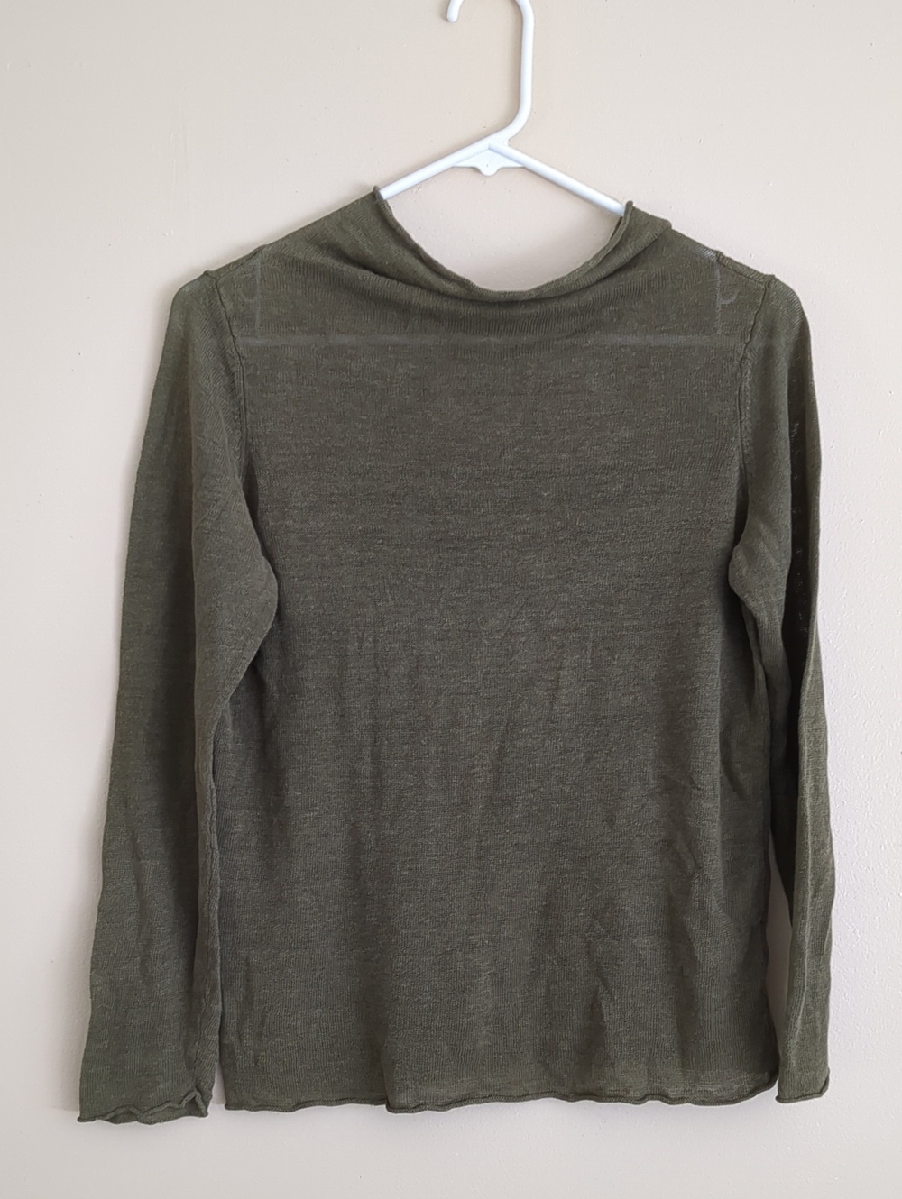 Green Organic Linen Shirt